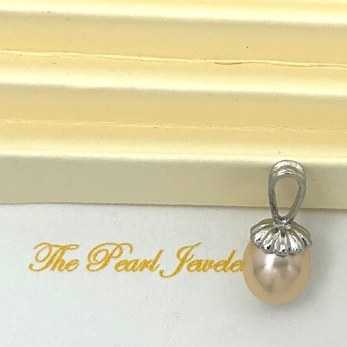 Simple Yet Elegant Sterling Silver 925 Peach F/W Cultured Pearl Pendants - 第 3/5 張圖片