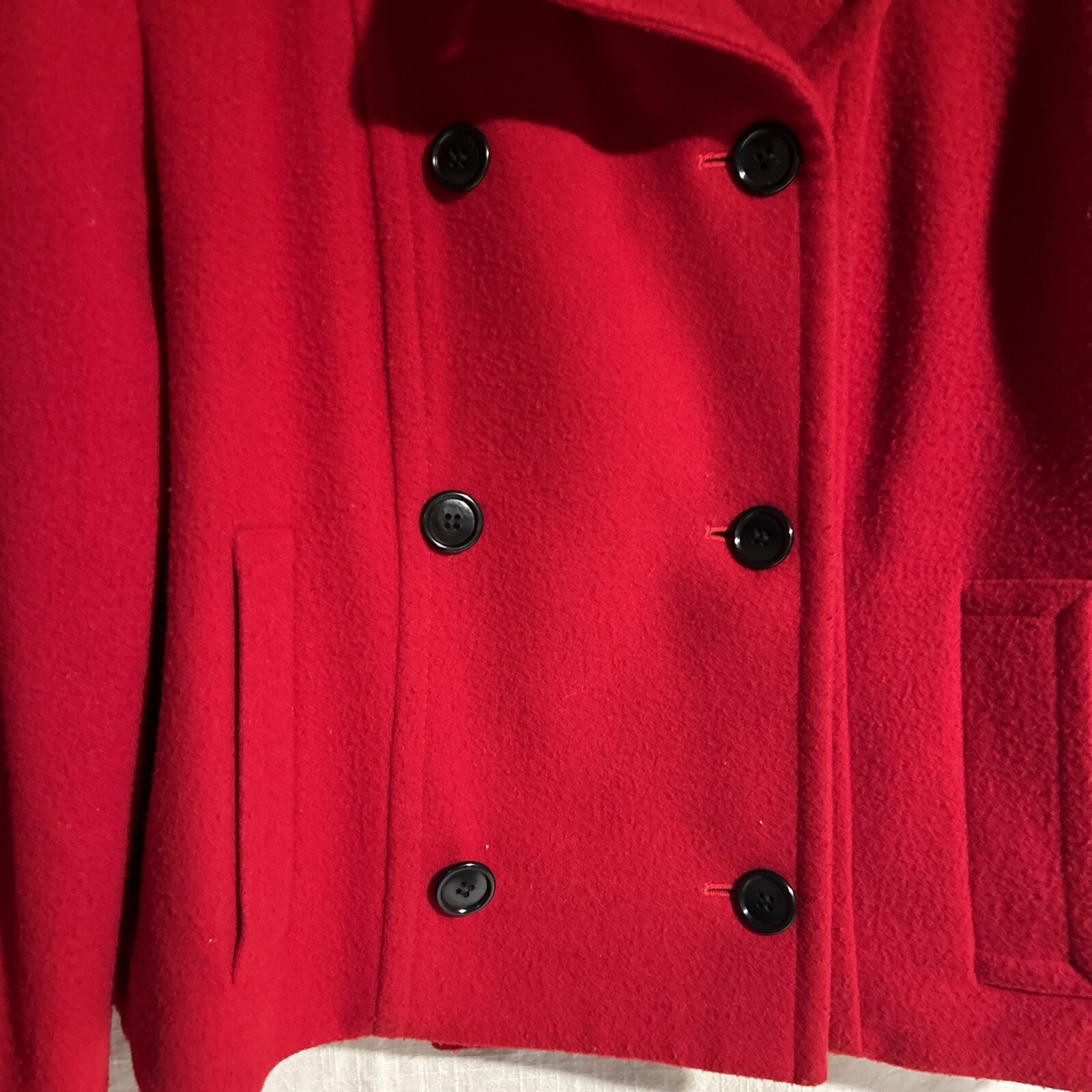 Pendleton knockout 100% virgin Wool women’s Red b… - image 2