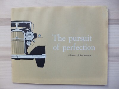 LINCOLN The pursuit of perfection History PROSPEKT von 1959 BROCHURE PROSPECTUS