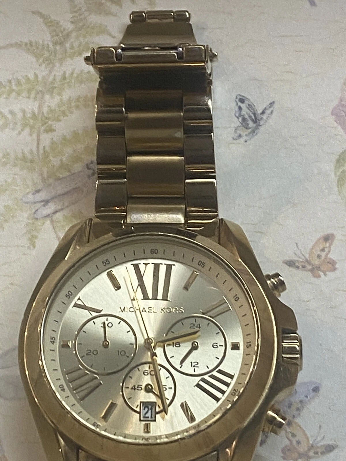 MICHAEL KORS MK5605 Bradshaw Unisex Tono Oro Bracciale Acciaio Inox