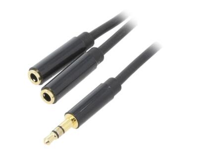 BBSBY Kabel Jack 3,5mm 3pin Stecker,Klinke 3,5mm, 3pin, Buchse x2 VENTION