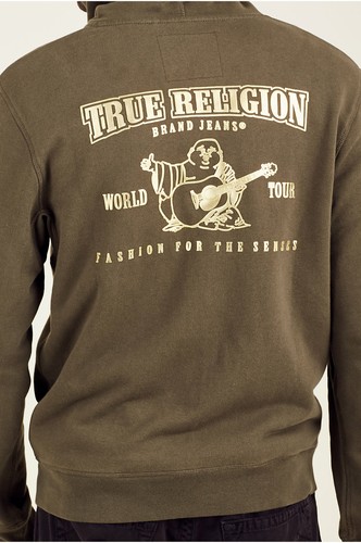 True Religion Men's Gold Metallic 
