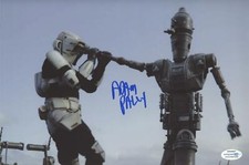 Adam Pally "The Mandalorian" AUTOGRAPH Signed 'Bike Scout' 8x12 Photo B ACOA