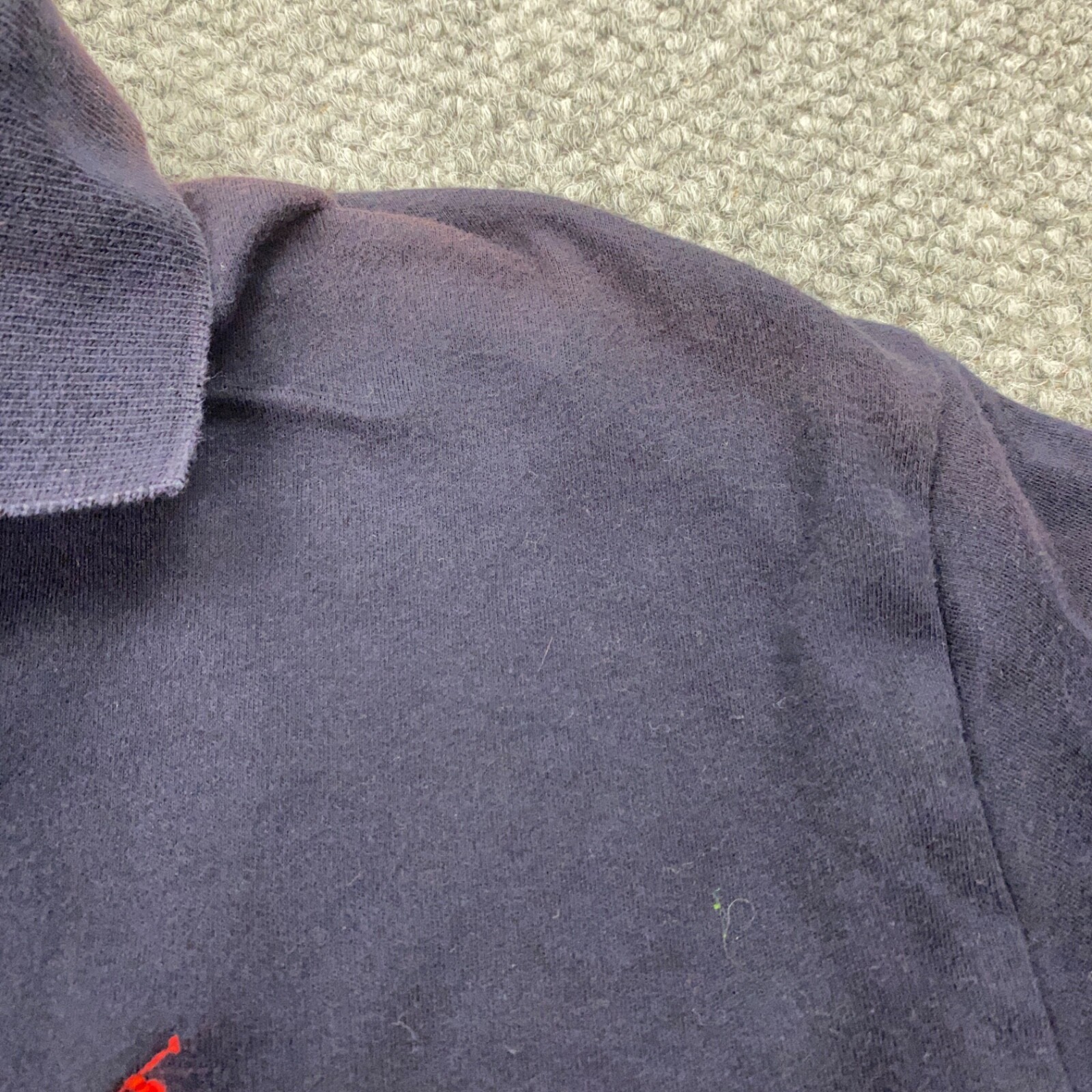 Polo Ralph Lauren Camicia Uomo Large Blu Maniche Lunghe Pony