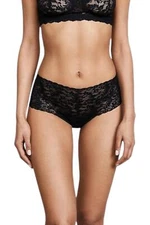 Hanky Panky Printed Retro Thong Black