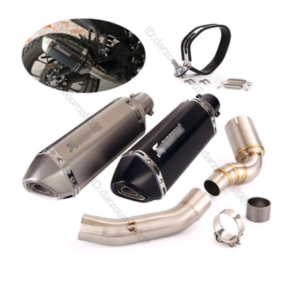 Exhaust Set Pipe 51mm Tips Muffler Modified For Duke Adventure 390 250 2020-2023