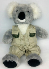 Build-A-Bear Stuffed 12" Kuddly Koala Bear Gray White