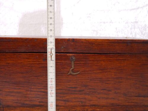 rZMGKX - Antikes Holz Kästchen Box Schatulle - Vintage - Handmade - 32 cm - Bild 7 von 7