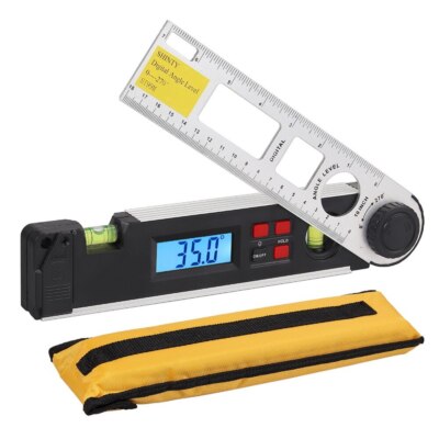 0-270 Degree Digital Inclinometer Protractor Spirit Level Angle Finder Gauge