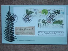 NOWA ZELANDIA 2013 FDC MINI ARKUSZ DLA RODZIMYCH PAPROCI SG MS3434 W DOSKONAŁYM STANIE