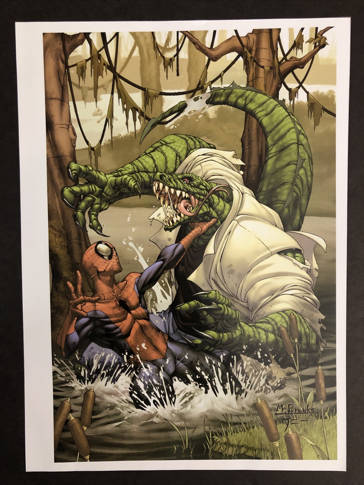 Spider-Man Vs The Lizard - Marvel Comic Book Mini Poster 8x11 Mark ...