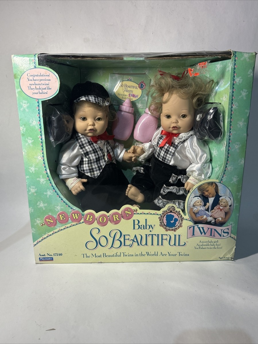 Playmaters Baby SO BEAUTIFUL プレイメイツ 人形 Playmates Baby So Beautiful Doll 1995 Brown Hair & Eyes Blue