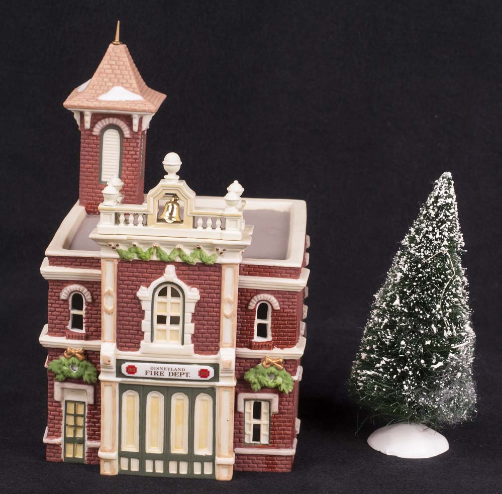 Dept 56 Disney Park Village Series Disneyland Fire Department #105