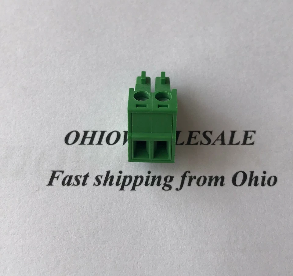 2 Pin 3.81mm Phoenix ConnectorContact Plug PCB Terminal Block PACK OF 100 - Image 2 of 4