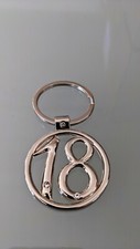 Portachiavi 18 anni in Metallo Bomboniera Segnaposto Gadget Compleanno Festa