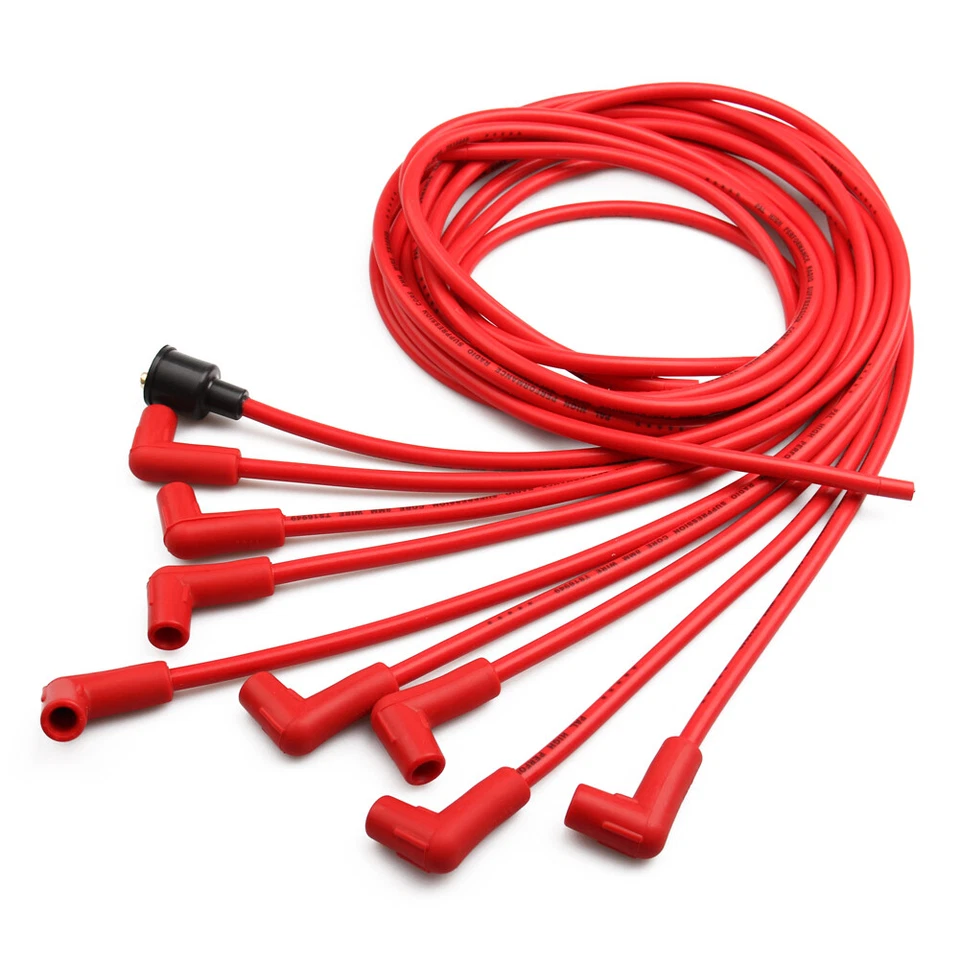 Chaqueta de silicona de alto brillo de 8 mm con cable de bujía para INFINITI Q50 Q60 QX50 QX60 Foto 3 de 4