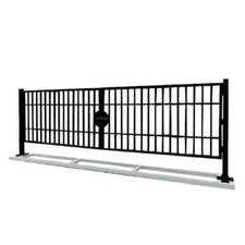 20FT Farm Gates Driveway Entrance Gates with Hings&Posts for Yards,Garden,Farm