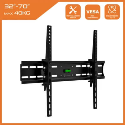 TECHMADE Staffa supporto tv a muro parete per tv lcd led da 32 40 43 50 55 65 70 pollici