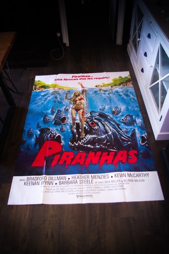 PIRANHAS (1978) - Joe Dante - Original French Movie Poster – Large Fold