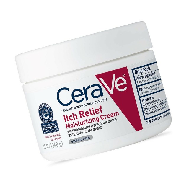 CeraVe Itch Relief Moisturizing Cream Tub 12 oz for sale online eBay