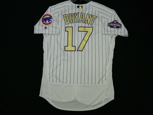 kris bryant gold jersey