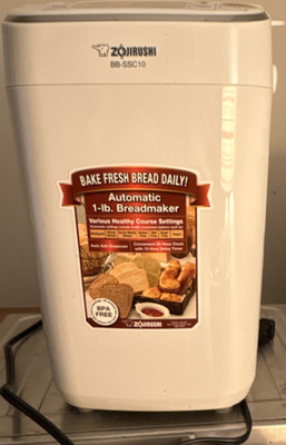 Zojirushi BB-SSC10 Automatic Bread Machine 1 lb Premium White Dispenser