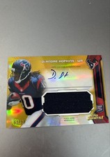 2013 Topps Finest - Auto Jumbo Relic DeAndre Hopkins #AJR-DH Gold Refractor /50 