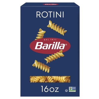 Barilla Rotini Pasta, 16 oz. Box - Non-GMO, Made with 1 Pound (Pack of 1)