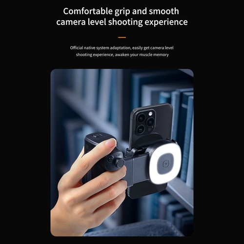 Wiederaufladbares Ringlicht mit Fernbedienung für Smartphone Selfie und Live St