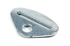 Schroth Racing Harness Hardware - Bolt-in - 2 In Slit - Steel - Natural - Each