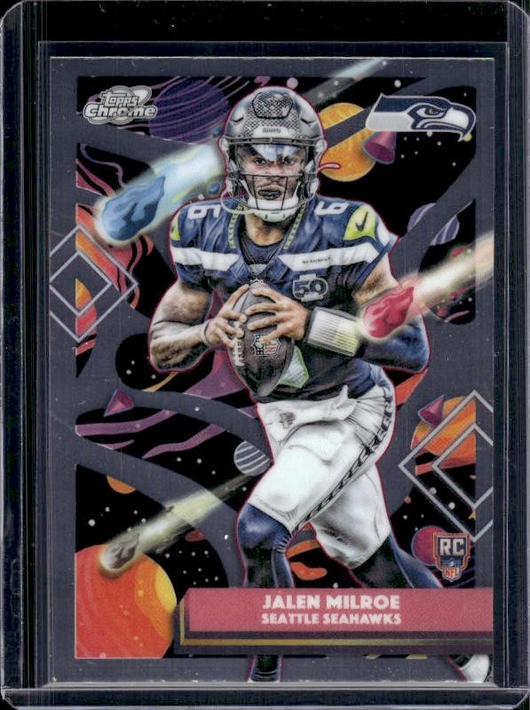 2025 Topps Chrome Cosmic #191 Jalen Milroe