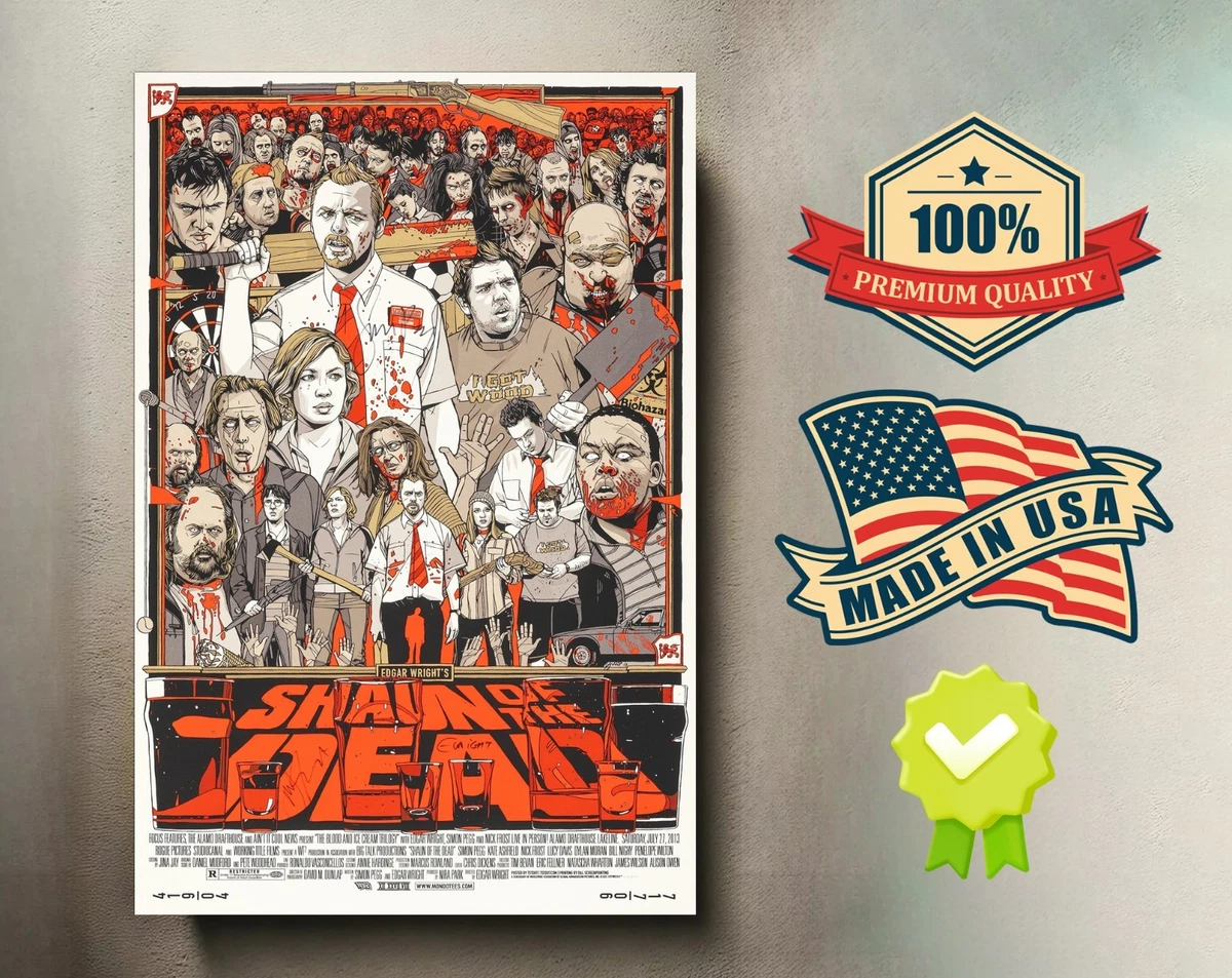 shaun of the dead poster products for sale | eBay
