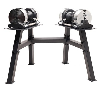FORGEX 40kg Premium verstellbare Hanteln 1kg Inkremente Paar - mit Ständer