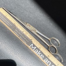 Vtg KAYSER Germany No. 770-7 Chrome Haircutting Barber Scissors 2-11/16 Blade