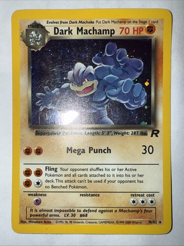Dark Machamp 10/82 Team Rocket-Unlimited Edition Holo