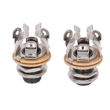 10 Pcs 1/4 Inch Guitar Jack Durable Performance For Musicians Alloy Steel