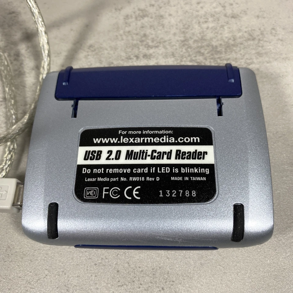 Lexar Media RW018 USB 2.0 High Speed Convenient Size Multi-Card Reader - Image 3 of 4