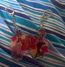 Hazbin Hotel "Old Pals" Alastor & Rosie Acrylic Keychain