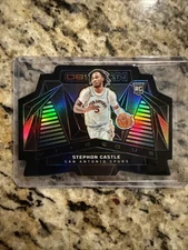 2024-25 Panini Obsidian STEPHON CASTLE ROOKIE VITREOUS SSP Spurs RC CASE HIT 🔥