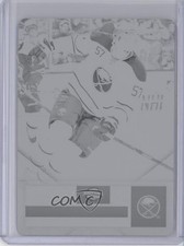 2011-12 Panini Playoff Contenders Printing Plate Black 1/1 Tyler Myers #57 1p3