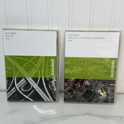 AUTODESK AUTOCAD CIVIL 3D + CIVIL DESIGN COMPANION 2007