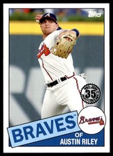 2020 Topps 1985 35th Anniversary (Series 2) Austin Riley Atlanta Braves #85TB-4
