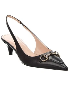 Escarpin femme Gucci Horsebit cuir à bandoulière