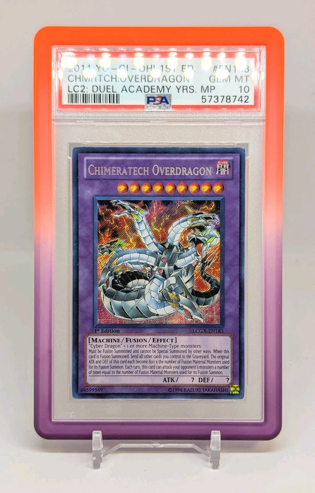 PSA 10 ✨Chimeratech Overdragon✨ Legendary Collection 2 The Duel Academy Yu-Gi-Oh - Image 2 of 3