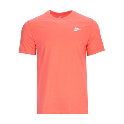 Nike Sportswear Club Men's T-Shirt Size XXL Extra Extra Large Orange MSRP $30