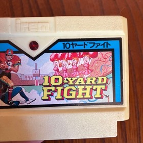 E-Wall With Vhtf Led Famicom Software 10 Yard Fight Irem Vintage JPN Limited Edi