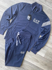 Image of EMPORIO ARMANI EA7 MEN'S NAVY BLUE TRACKSUIT SET 7VPV59 - SMALL - NEW TAGS