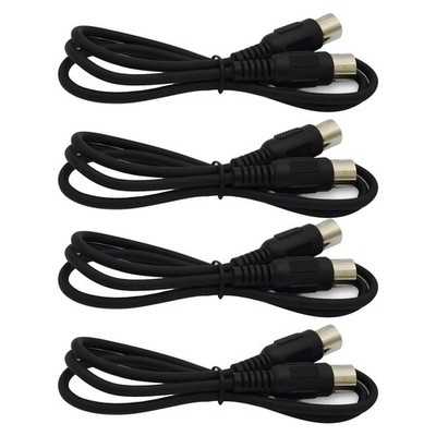 Nickel-Plated MIDI 5-pin Male to Male Connecting Cable Copper Material Keyboard