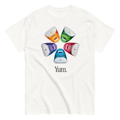 Apple Mac Yum! iMac G3 1999 - Unisex T-shirt all sizes S-2XL