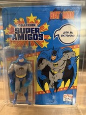 Super Powers PLAYFUL Batman MOC vintage. Not Kenner. 1989 Super Amigos Unpunched